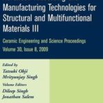 Advanced Processing and Manufacturing Technologies for Structural and Multifunctional Materials III