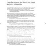 Advanced Web Metrics with Google Analytics