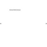 American World Literature: An Introduction