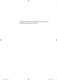 boron-proxies-paleoceanography-paleoclimatology-barbel-hanisch-9781119010630