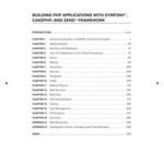 Building PHP Applications with Symfony, CakePHP, and Zend Framework