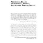 Building Winning Algorithmic Trading Systems, + Website