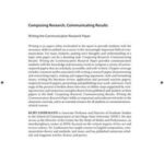 Composing Research, Communicating Results