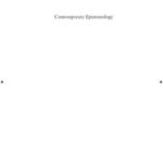 Contemporary Epistemology