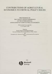 contributions-agricultural-economics-critical-policy-issues-9781405181006
