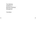 The Definitive Handbook of Business Continuity Management