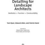 Detailing for Landscape Architects