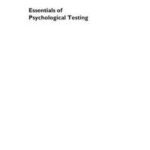 Essentials of Psychological Testing