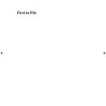 First to File