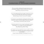 Foundations of Sustainable Business