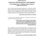 Governance, Risk Management, and Compliance