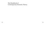 The Handbook of Contemporary Semantic Theory