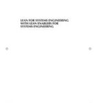 Lean for Systems Engineering with Lean Enablers for Systems Engineering