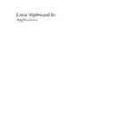 Linear Algebra and Its Applications