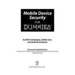 Mobile Device Security For Dummies