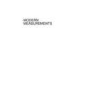 Modern Measurements