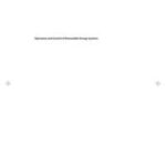 Operation and Control of Renewable Energy Systems