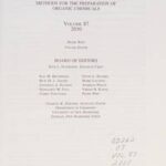 Organic Syntheses, Volume 87