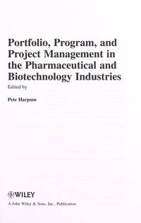 portfolio-program-project-management-pharmaceutical-biotechnology-9780470049662