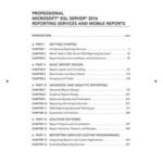 Professional Microsoft SQL Server 2016 Reporting Services and Mobile Reports
