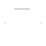 Radiopharmaceuticals for Positron Emission Tomography, Volume 1