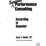 Serious Performance Consulting According to Rummler