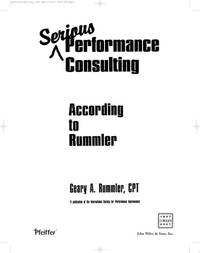 serious-performance-consulting-according-rummler-geary-9780787996161