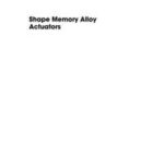 Shape Memory Alloy Actuators