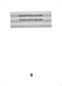 social-policy-conservative-agenda-clarence-y-9781577181194