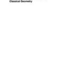 Solutions Manual to Accompany Classical Geometry