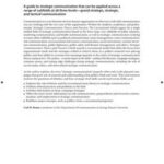 Strategic Communication Theory and Practice