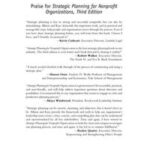 Strategic Planning for Nonprofit Organizations