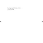 Techniques and Methods in Urban Remote Sensing