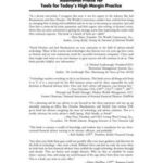Technology Tools for Today's High-Margin Practice