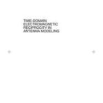 Time-Domain Electromagnetic Reciprocity in Antenna Modeling