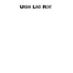 Urban Land Rent