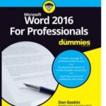 Word 2016 For Professionals For Dummies